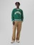 Erkek Yeşil Atletik Logo Sweatshirt 4