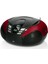 Kırmızı Taşınabilir Fm Radyo, CD ve USB Oynatıcı 6