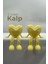 Sarı Kalp Biblo 2 Adet 1
