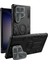 Samsung Galaxy S24 Ultra Kamera Kapağı Pc+Tpu Kapak Için Armor Prop Kılıfı Magsafe-Siyah ile Uyumlu (Yurt Dışından) 1