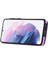 Samsung Galaxy S21+ 5g Kılıf Için Rfıd Engelleme Pu+ Kart Yuvalı Tpu Telefon Kapağı-Mor (Yurt Dışından) 3