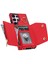 Samsung Galaxy S24 Ultra Kılıf Cüzdan Fermuar Çizilmez Pu Deri+Tpu Telefon Koruyucu-Kırmızı (Yurt Dışından) 3