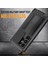 Samsung Galaxy S24 Ultra Kılıf Pc+Silikon+Metal Arka Kapak Temperli Cam Filmli-Siyah (Yurt Dışından) 3