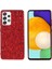 Pırıltılı Payetler Tasarım Kaplama Tpu Çerçevesi+Pc Hibrid Kapak Kılıfı Samsung Galaxy A52 4G/5G/A52S 5g-Wıne Kırmızı (Yurt Dışından) 1