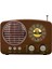 Retro Tasarımlı, Bluetooth ve USB Bağlantılı, Şık ve Kullanışlı Fm Radyo Cihazı 1