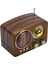 Retro Tasarımlı, Bluetooth ve USB Bağlantılı, Şık ve Kullanışlı Fm Radyo Cihazı 2