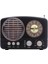 Retro Tasarımlı, Bluetooth ve USB Bağlantılı, Şık ve Kullanışlı Fm Radyo Cihazı 7