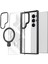 Samsung Galaxy S24 Ultra Kasa Şok Geçirmez Tpu+Akrilik Kickstand Clear Telefon Kapağı Magsafe-Dark Mor ile Uyumlu (Yurt Dışından) 2
