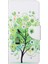 3D Desen Baskı Çapraz Doku Deri Deri Cüzdan Stand Kılıf Kılıfı Samsung Galaxy A32 4g (Avrupa Versiyonu) -Green Tree (Yurt Dışından) 2