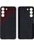 Samsung Galaxy S23+ Cep Telefonu Kılıfı Için 1500D Kaba Doku Renk Ekleme Aramid Elyaf Hassas Lens Kesme Kapağı-Kırmızı + Siyah (Yurt Dışından) 2