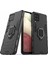 Samsung Galaxy A12 Için Cool Guard Pc+Tpu Hibrid Telefon Kılıfı Cep Telefonu Kapak Ring Kickstand-Black (Yurt Dışından) 1
