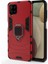 Samsung Galaxy A12 Için Serin Muhafız Pc+Tpu Hibrit Telefon Kılıfı Cep Telefonu Kapak Ring Kickstand-Red ile (Yurt Dışından) 2