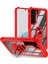 Samsung Galaxy S23 Metal Yüzük Kickstand Back Case Pc+Tpu Cep Telefonu Önleyici Koruyucu Kapak-Kırmızı (Yurt Dışından) 1