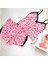 Likralı Şortlu Kalpli Dantelli Pembe Pijama Takımı 5