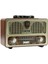 Nostaljik Ahşap Retro Fm Radyo, Bluetooth ve USB ile Çok Renkli Ses Keyfi 1