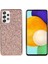 Pırıltılı Payetler Tasarım Kaplamalı Tpu Çerçevesi+Pc Hibrid Kapak Kılıfı Samsung Galaxy A52 4G/5G/A52S 5g-Rose Altın (Yurt Dışından) 1