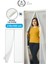 Dayanıklı Mıknatıslı Kapı Sinekliği 60X210 cm Tül Haşere Böcek Sivrisinek Geçirmez Manyetik Beyaz 5