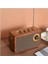 Retro ve Modern Radyo, Usb, Bluetooth ve Fm Fonksiyonlarıyla Kahverengi 1