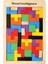Renkli Ahşap Tangram Puzzle Yapboz Oyunu, Motor Gelişim Destekleyici Eğlence 1