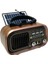 Renkli 3 Bandlı Güneş Enerjili Nostajik Radyo, Bt/tf/usb/fm/am/sw Özellikli 2