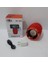 Kırmızı Taşınabilir Bluetooth Radyo ve Ses Sistemi Usb/sd Desteği 5