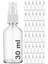 30 ml Şeffaf Kapaklı Beyaz Sprey, 36 Adet Cam Şişe, Hijyen ve Kullanım Kolaylığı 1