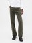 Erkek Yeşil Relaxed Straight Jean Pantolon 6