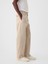 Erkek Krem Modern '90S Loose Kaki Pantolon 5