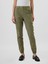 Kadın Haki Twill Jogger Kargo Pantolon 7
