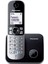 KX-TG6811 Dect Telefon Siyah, Kablosuz Iletişim, Yüksek Ses Kalitesi 1