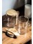 2'li 450 ml Bambu Kapaklı ve Kaşıklı Hava Geçirmez Kavanoz, Kahve, Şeker, Baharat 4