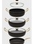 7 Parça Granada Granit Tencere ve Tava Seti – 20 cm 2.5l, 24 cm 4.5l, 26 cm Basık 3l, 26 cm Tava 3