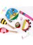 Çocuk Müzik Seti 6'lı, Ahşap Marakas, El Zili, Nota Fülüt, El Davulu, Kastanyet 1