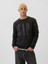 Erkek Siyah Gap Logo Fleece Sweatshirt 1