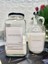 3000ML Deterjan Kavanozu ve 1500ML Yumuşatıcı Şişesi Seti Siyah 3
