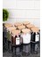 9'lu Cam Baharatlık Seti, Ahşap Vakum Kapaklı, Etiketli, 300 Ml, Saklama Kabı 5