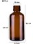 50 ml Amber Çelik Roll On Şişe 25'li, Sızdırmaz Siyah Kapaklı, Kahverengi Cam 2