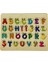 Renkli Ahşap Alfabe Bul-Tak Eşleştirme Oyunu Çocuklar Için Eğitici Puzzle 1