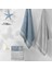 Art Pure Cotton Pamuk Hamam Seti Gri Mavi 1
