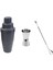 3 Parça Kokteyl Seti: Shaker, Jigger, Bar Kaşığı, Ölçek, 700 ml 1