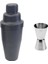 3 Parça Kokteyl Seti: Shaker, Jigger, Bar Kaşığı, Ölçek, 700 ml 4