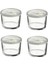 Cam Saklama Kabı Seti, 220CC, 4'lü, Kapaklı, Beyaz, Güvenli ve Şık Kullanım 1