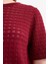 Regular Fit Bisiklet Yaka Kısa Kollu Triko Kazak F4974AX25AU 6