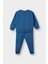 Erkek Bebek 2'li Takım Baskılı Sweatshirt Eşofman Altı E8990A525AU 4
