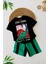 Stay Cool Dinazor Baskılı Erkek Çocuk şortlu takım - Yeşil 2