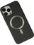 iPhone 13 Pro Max Kılıf Coco Deri Magneticsafe Silikon - Siyah 3