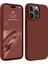 iPhone 15 Pro Max Kılıf First Silikon - Bordo 1