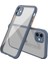 iPhone 12 Mini Kılıf Miami Şeffaf Silikon - Gri 1