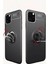 iPhone 11 Pro Max Kılıf Range Yüzüklü Silikon - Siyah-Kırmızı 2