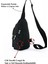 Unisex Siyah Su Geçirmez Bel ve Omuz Çantası Günlük Spor Bodybag 5